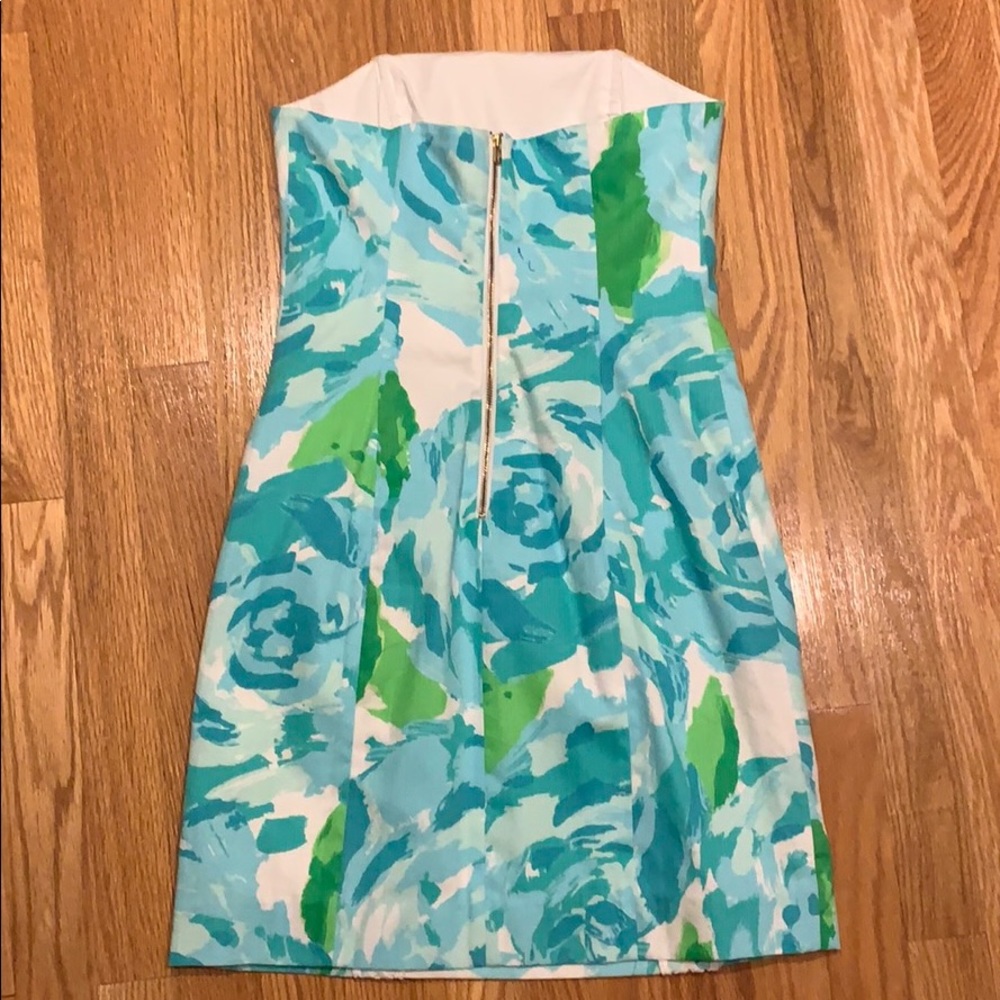 Lily Pulitzer Strapless Dress - Picture 3 of 4